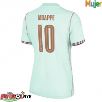 Camiseta Francia Kylian Mbappe #10 Visitante Equipación para mujer Mundial 2026 manga corta